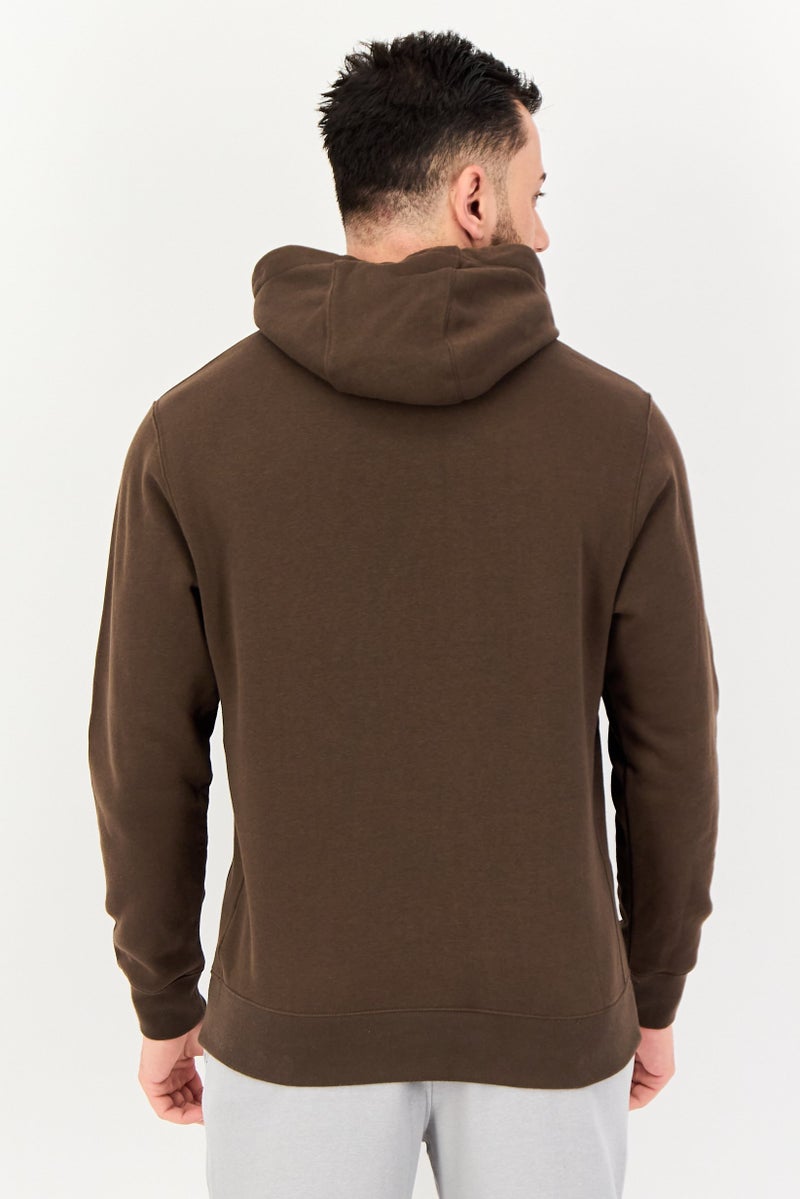Nike Men Sportswear Fit Long Sleeve Outdoor Hoodie, Brown - Image 3